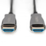 Digitus | HDMI AOC Hybrid-Fiber savienojuma kabelis | AK-330125-100-S | HDMI spraudnis (A tips) | HDMI spraudnis (A tips) | HDMI uz HDMI | 10 m