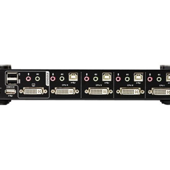 Aten 4 porta USB DVI Dual Link/Audio KVMP slēdzis | Aten | 4-Port USB DVI Dual Link/Audio KVMP™ Switch