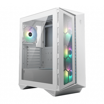 MSI | MPG GUNGNIR 110R | Sānskats ar logu | Balts | Mid-Tower | ATX
