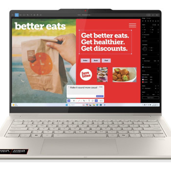 Lenovo Yoga 7 2-in-1 14AKP10 14 WUXGA Touch AMD Ryzen AI 7 345/16GB/512GB/AMD Radeon 840M/WIN11 Home/Nordic Backlit kbd/Seashell