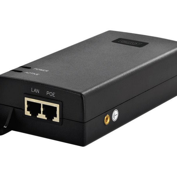 Digitus Gigabit Ethernet PoE Ultra Injector, 802.3af/at, 60 W | DN-95104