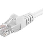 Goobay Patch kabelis | 68633 CAT 6 U/UTP | PVC | Kabeļa garums: 1 m | Balts