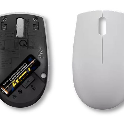 Lenovo | Compact Mouse with battery | 300 | Bezvadu | Arctic Grey