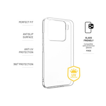 Fixed Story AntiUV | Aizmugures vāciņš | Xiaomi | 15 | TPU | Caurspīdīgs
