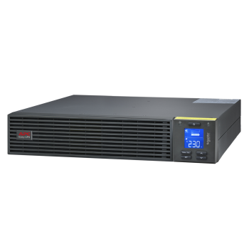 Schneider Electric Easy UPS, 2U montāža skapis, Inteliģentas kartes slots, LCD, ar sliedēm | SRV1KRIRK-E | 1000 VA | 900 W