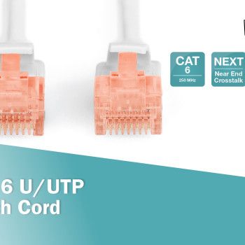 Digitus CAT 6 U/UTP | Komunikācijas kabelis | Garums 10 m | Pelēks