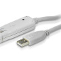 Aten 12m USB 2.0 pagarinātājs kabelis (sērijveida savienošana līdz 60 m) | Aten | 12M USB 2.0 Extender (Daisy-chaining up to 60m) | 12 m