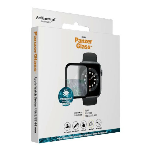 PanzerGlass Apple Watch Series 4/5, melns (44 mm)