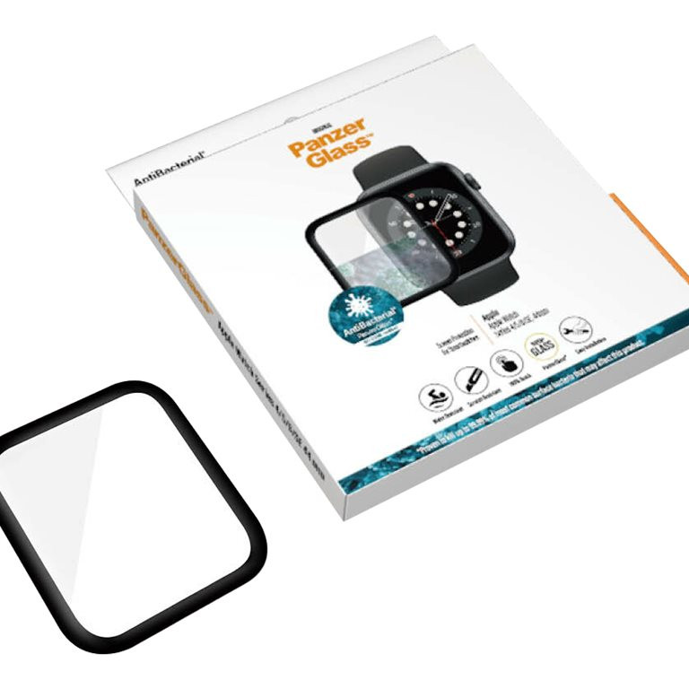 PanzerGlass Apple Watch Series 4/5, melns (44 mm)