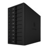 Raidsonic | Icy Box | IB-3810-C31 SINGLE enclosure for 10x HDD with USB 3.1 (Gen 2) Type-C or Type-A interface