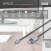 Digitus | Divvirzienu adaptera kabelis | DB-300334-010-S | USB-C uz DisplayPort