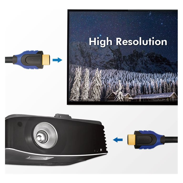 Logilink CH0061 HDMI kabelis 2.0 bulks M/M 1,0 m melns | Logilink | HDMI (A tips) spraudnis | HDMI (A tips) spraudnis | HDMI uz HDMI | 1 m