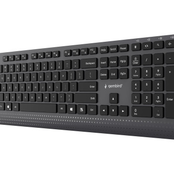 Gembird KB-MCH-06 | Tastatūra | Ar vadu | US | Melna