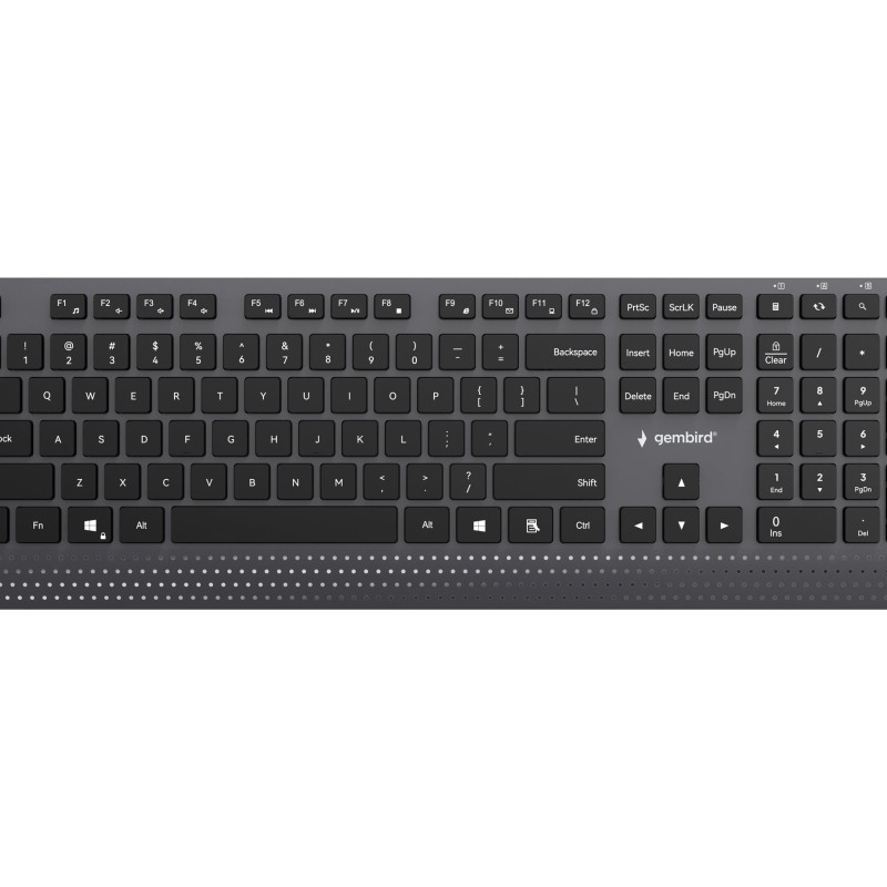 Gembird KB-MCH-06 | Tastatūra | Ar vadu | US | Melna