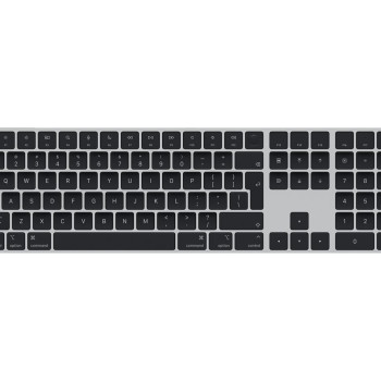 Apple Magic Keyboard ar Touch ID un ciparu taustiņiem Mac modeļiem ar Apple Silicon | Klaviatūra | Bezvadu | Angļu | Melna