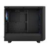 Fractal Design | Meshify 2 RGB TG Light Tint | Sānu logs | Melns | E-ATX | ATX