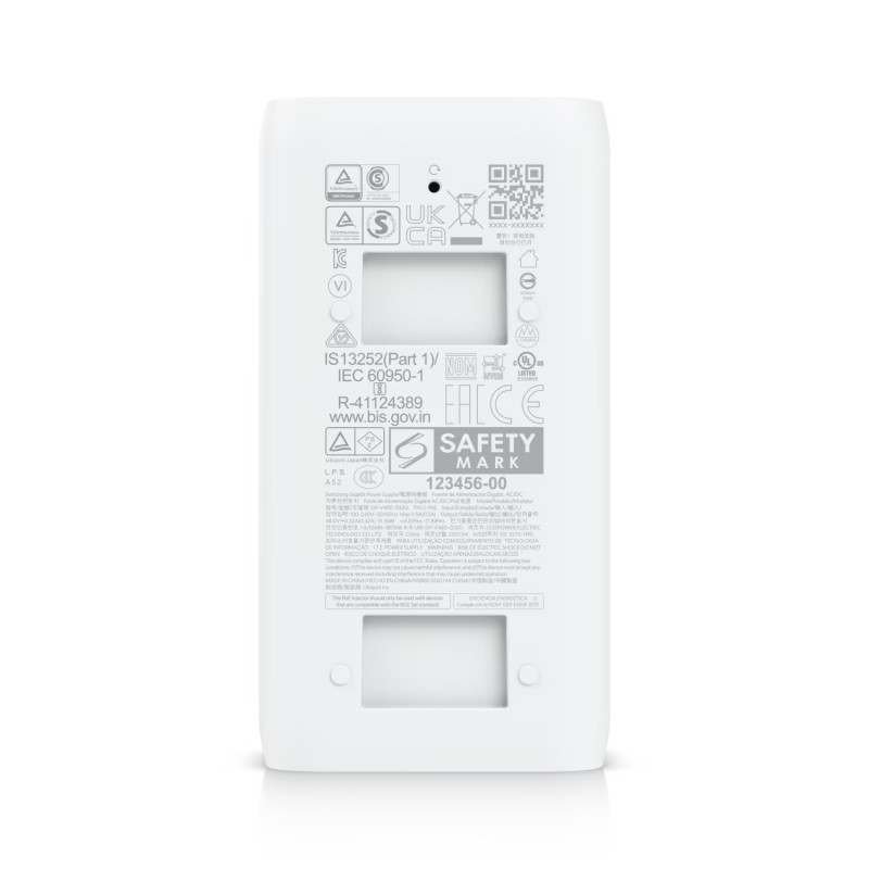 Ubiquiti U-PoE PoE Adapter (15W), White