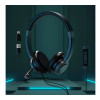 PORT CONNECT | Stereo USB austiņas PRO ON'R 300 | Vadu | Pār auss | Melna | Trokšņa slāpēšana