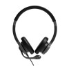 PORT CONNECT | Stereo USB austiņas PRO ON'R 300 | Vadu | Pār auss | Melna | Trokšņa slāpēšana