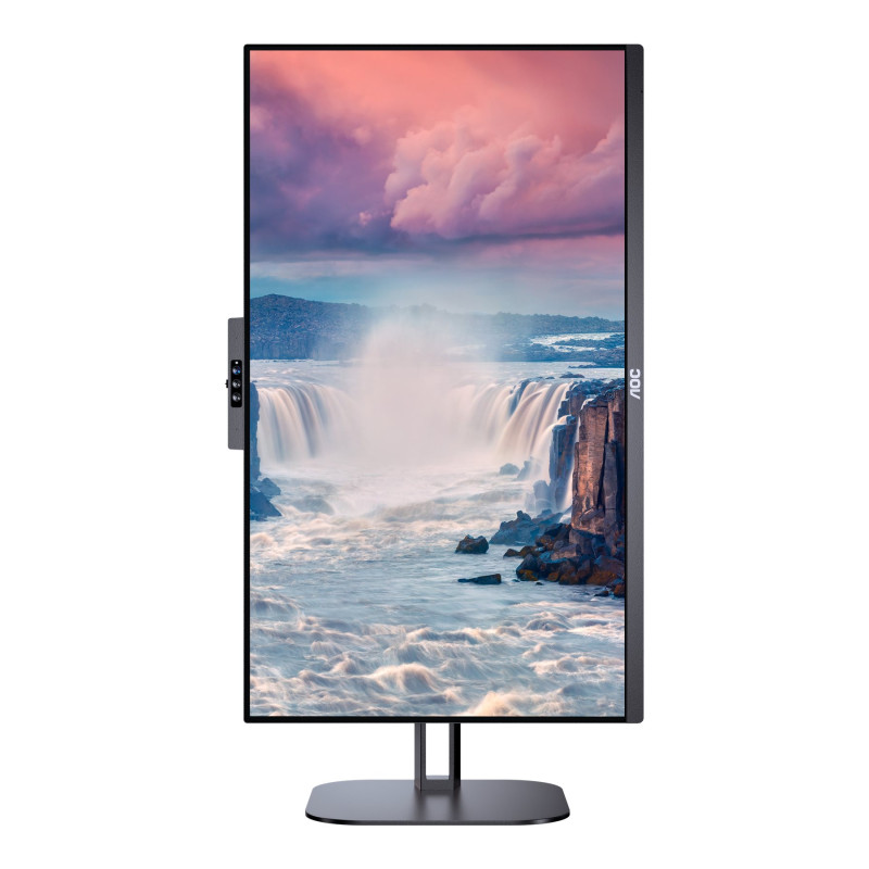 AOC | USB‑C monitors ar tīmekļkameru | 24V5CW/BK | 23.8