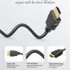 Goobay HDMI ātrdarbības kabelis ar Ethernet | Mīksts | 0.5 m