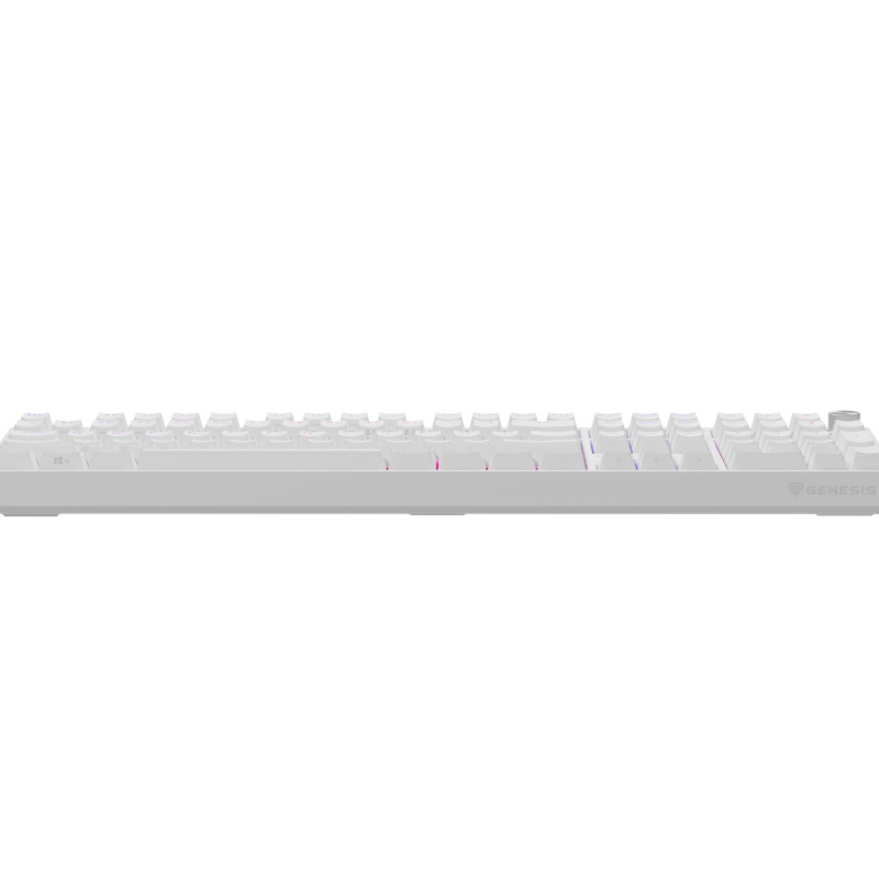Genesis Thor 404 | Mechanical Gaming Keyboard | Wired | US | Outemu Peach Silent | White