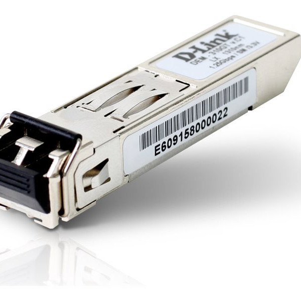 D-LINK DEM-310GT, 1 porta mini-GBIC LX vienmodu optiskā transīvers (līdz 10 km, atbalsta 3,3 V barošanu) | D-Link | Duplex LC | Viļņa garums 1310 nm