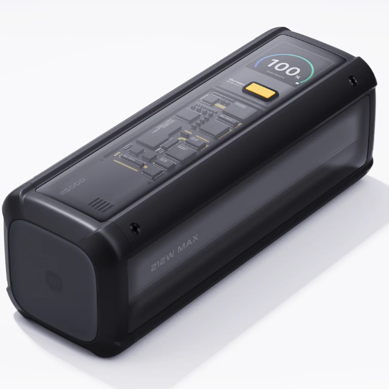 Xiaomi Power Bank | HyperCharge | 25000 mAh | Melns