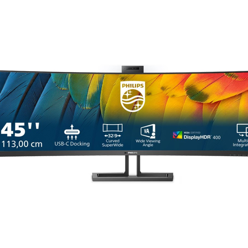 Philips | Curved Business Monito | 45B1U6900CH/00 | 44.5 " | VA | QHD | 32:9 | 60 Hz | 4 ms | 5120 x 1440 | 450 cd/m² | HDMI ports quantity 2