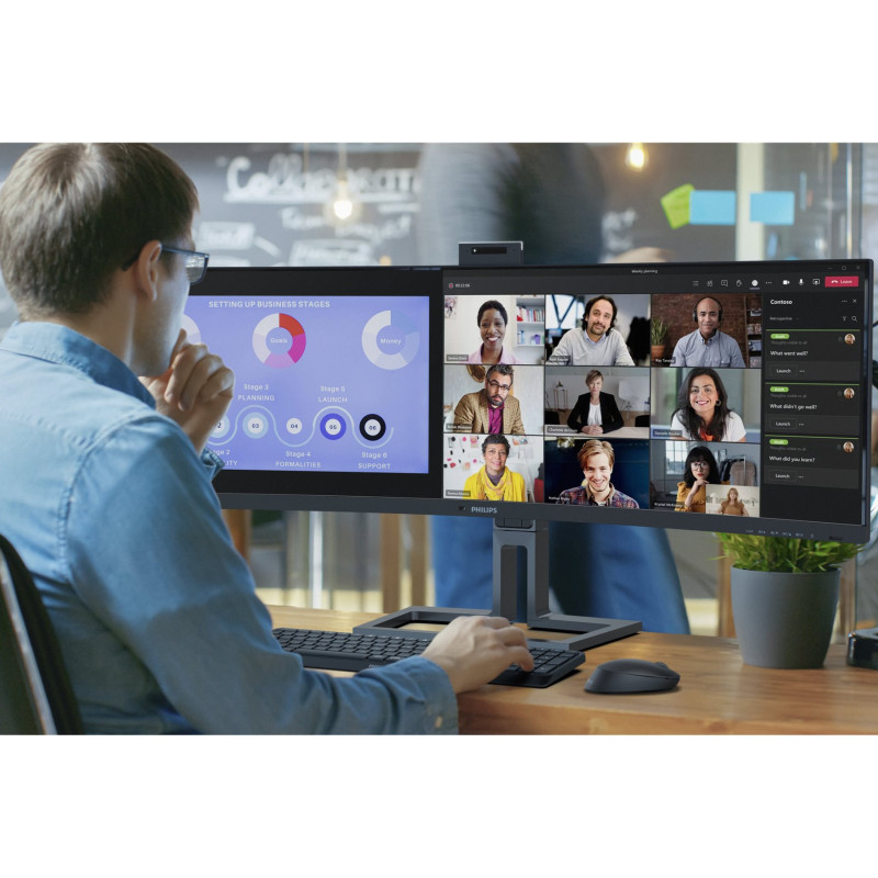 Philips | Curved Business Monito | 45B1U6900CH/00 | 44.5 " | VA | QHD | 32:9 | 60 Hz | 4 ms | 5120 x 1440 | 450 cd/m² | HDMI ports quantity 2