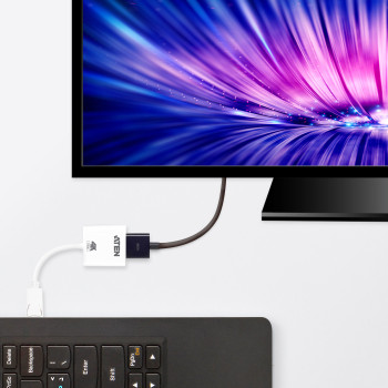 Aten | True 4K DisplayPort uz HDMI 2.0 aktīvs adapteris | VC986B | DP uz HDMI