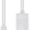 Goobay | Mini DisplayPort/HDMI adaptera kabelis 1.1 | 51729 | Balts | Mini DisplayPort spraudnis | HDMI ligzda (Type A)