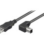 Goobay | USB 2.0 Hi-Speed kabelis 90° | USB uz USB