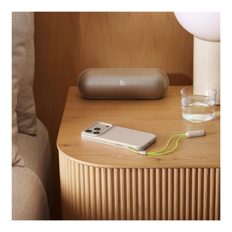 Apple iPhone 17 Pro maciņš ar statīvu, MagSafe un kameras vadību - Lime Stone | Apple