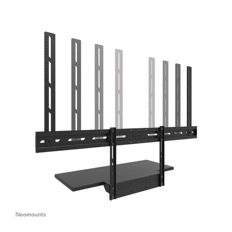Neomounts Floor stand | AV40-500BL Keyboard Shelf Kit | Height adjustment | 43-110 " | Maximum weight (capacity) 2.5 kg | Black
