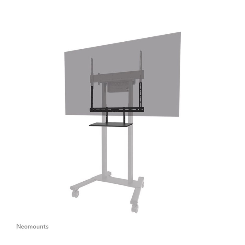 Neomounts Floor stand | AV40-500BL Keyboard Shelf Kit | Height adjustment | 43-110 " | Maximum weight (capacity) 2.5 kg | Black