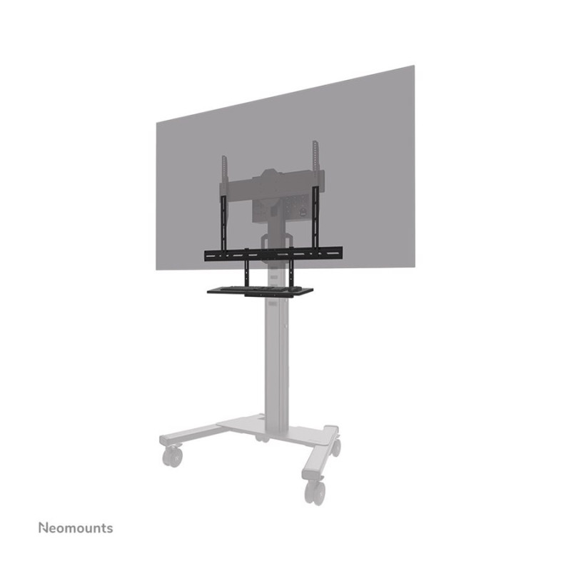 Neomounts Floor stand | AV40-500BL Keyboard Shelf Kit | Height adjustment | 43-110 " | Maximum weight (capacity) 2.5 kg | Black