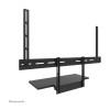Neomounts Floor stand | AV40-500BL Keyboard Shelf Kit | Height adjustment | 43-110 " | Maximum weight (capacity) 2.5 kg | Black