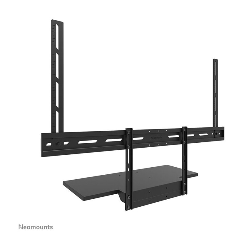 Neomounts Floor stand | AV40-500BL Keyboard Shelf Kit | Height adjustment | 43-110 " | Maximum weight (capacity) 2.5 kg | Black