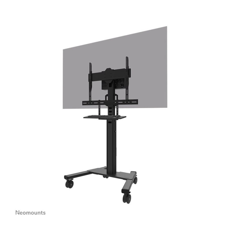 Neomounts Floor stand | AV40-500BL Keyboard Shelf Kit | Height adjustment | 43-110 " | Maximum weight (capacity) 2.5 kg | Black