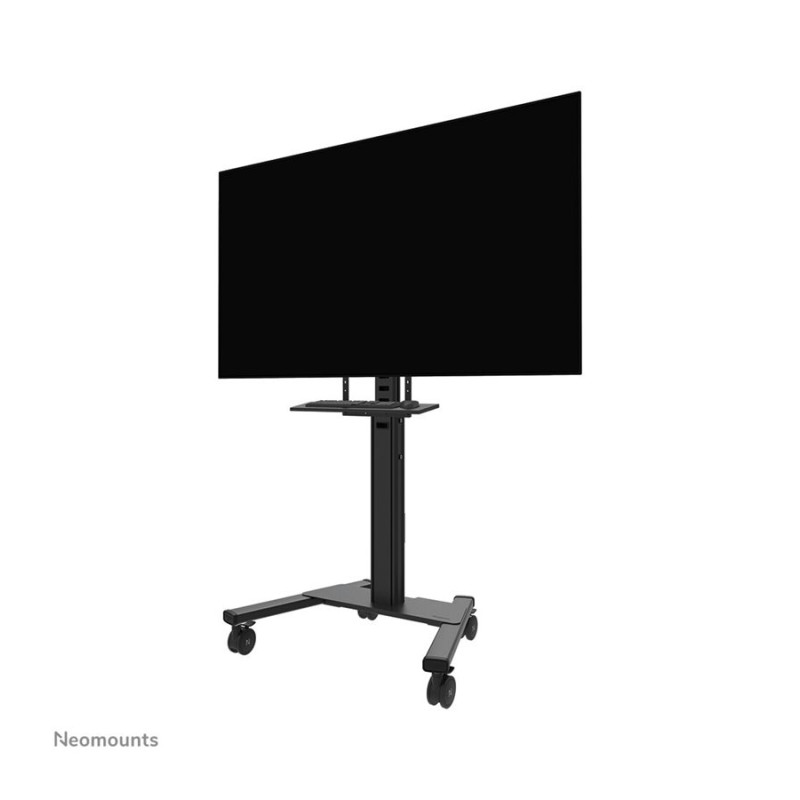 Neomounts Floor stand | AV40-500BL Keyboard Shelf Kit | Height adjustment | 43-110 " | Maximum weight (capacity) 2.5 kg | Black