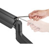 Neomounts Desk Mount | DS70PLUS-450BL1 monitora roka | Regulējams augstums, pagriešana, slīpums, rotācija | 17–49 