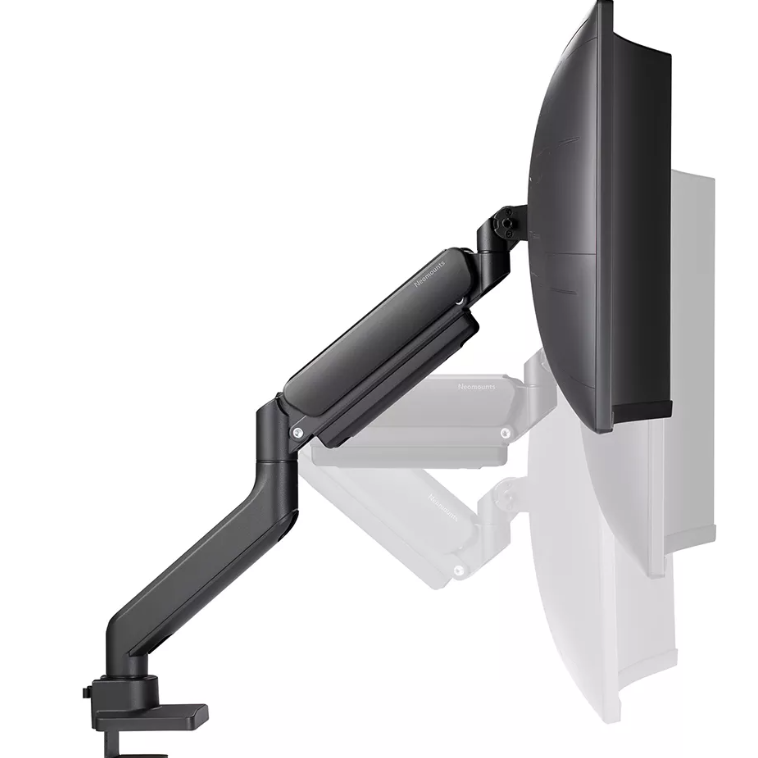 Neomounts Desk Mount | DS70PLUS-450BL1 monitora roka | Regulējams augstums, pagriešana, slīpums, rotācija | 17–49 