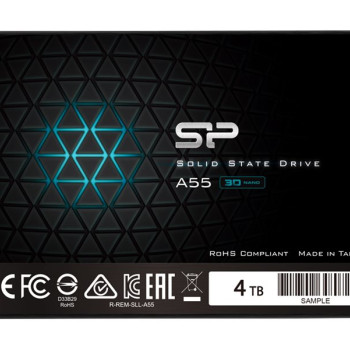 SILICON POWER 4TB A55 SATA III 6Gb/s IEBŪVĒTS CIEŠAIS STĀVOKĻA DISKS | Silicon Power | Ace | A55 | 4000 GB | SSD formāts 2.5