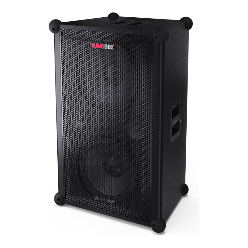 Sharp | Portatīvais skaļrunis | SUMOBOX Pro CP-LS200 High Performance | 200 W | Ūdensizturīgs | Bluetooth | Bezvadu savienojums | Pārnēsājams | Melns
