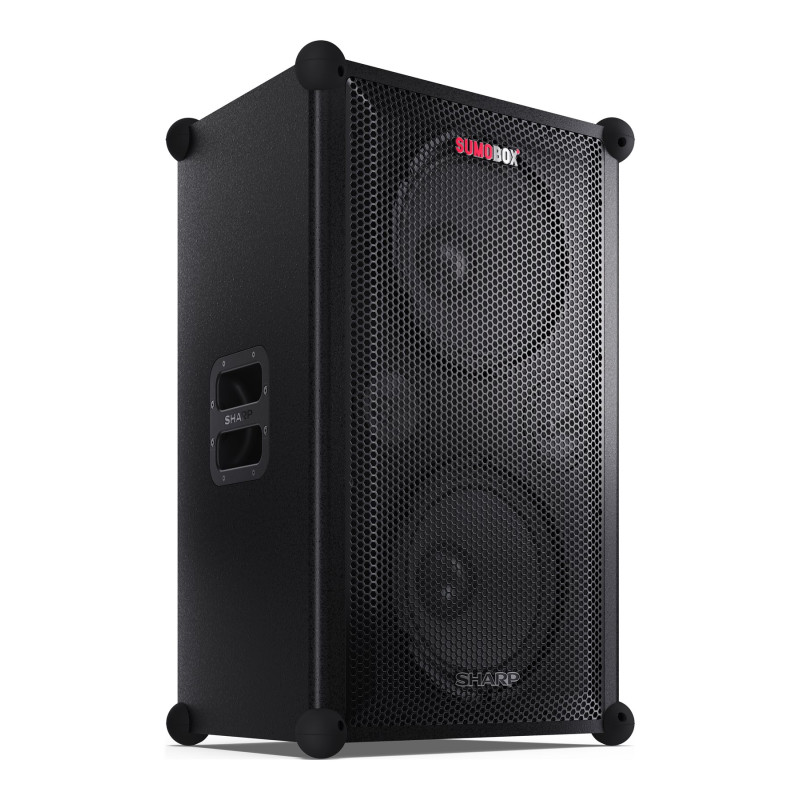 Sharp | Portatīvais skaļrunis | SUMOBOX Pro CP-LS200 High Performance | 200 W | Ūdensizturīgs | Bluetooth | Bezvadu savienojums | Pārnēsājams | Melns