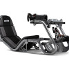 Next Level Racing | Tērauds | Sacīkšu simulatora kokpits | F-GT Pro Formula un GT Pelēkā izdevuma | Pelēks