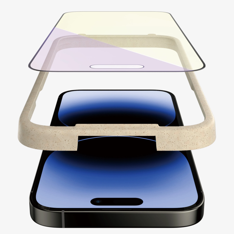 PanzerGlass | Ekrāna aizsargstikls | Apple | iPhone 14 Pro | Stikls | Melns | Ultra-Wide Fit; Skrāpējumiem izturīgs; Triecienizturīgs; Viegla uzstādīšana; Pret zilās gaismas; Aizsargā acu veselību; Dimanta cietība; Pretmikrobiāls; Pirkstu nospiedumu izturīgs | Pret zilās gaismas