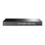 TP-LINK | JetStream 28 portu Gigabit Smart Switch | TL-SG2428P | Web pārvaldāms | iebūvējams stendā | SFP porti 4 | PoE+ porti 24 | Barošanas avots vienreizējais