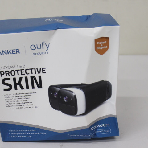 SALE OUT.  | Anker Eufy | 2 Set Silicone Skins In Black | 24 month(s) | DAMAGED PACKAGING